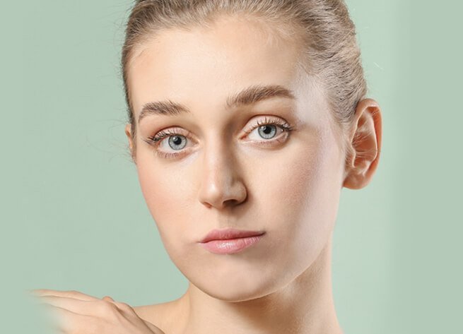 Lip lift prima e dopo